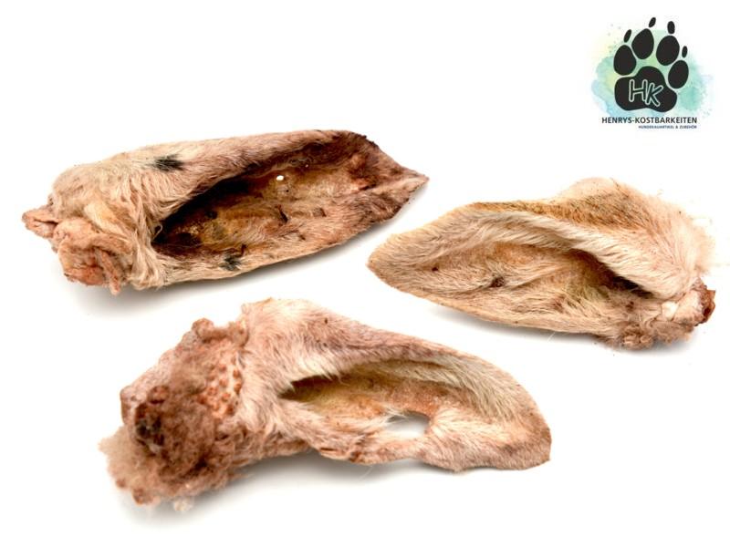 Lammohren mit Fell, gefriergetrocknet 100 g