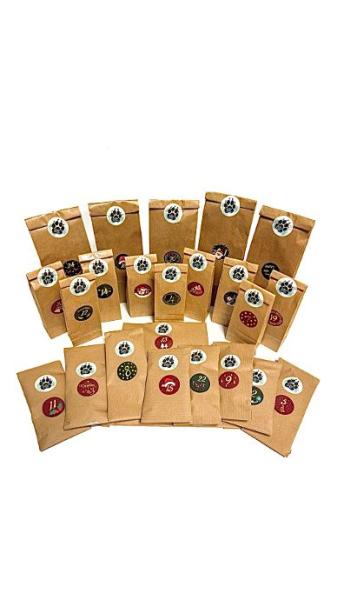 Adventskalender-Kauartikel und Trainingssnacks-MIX