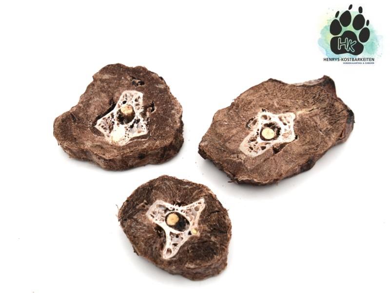 Straußenhälse, geschnitten,  gefriergetrocknet