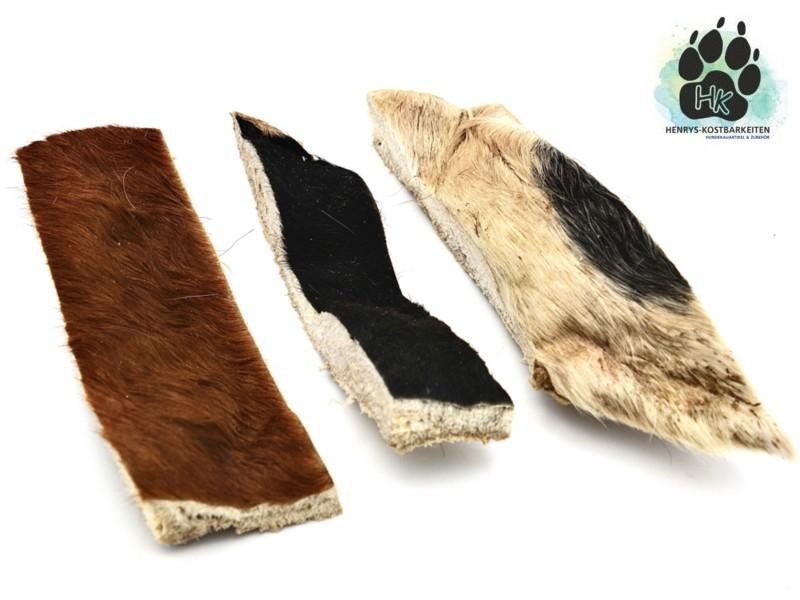 Rinderkopfhaut mit Fell, gefriergetrocknet 100 g