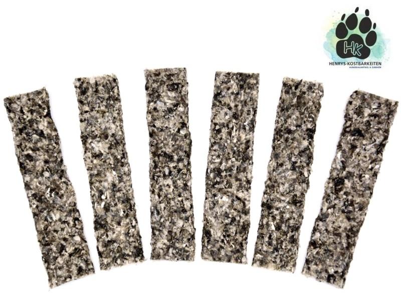 Lachshaut-Kau-Streifen