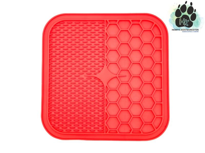 Schleckmatte DUO M , Rot